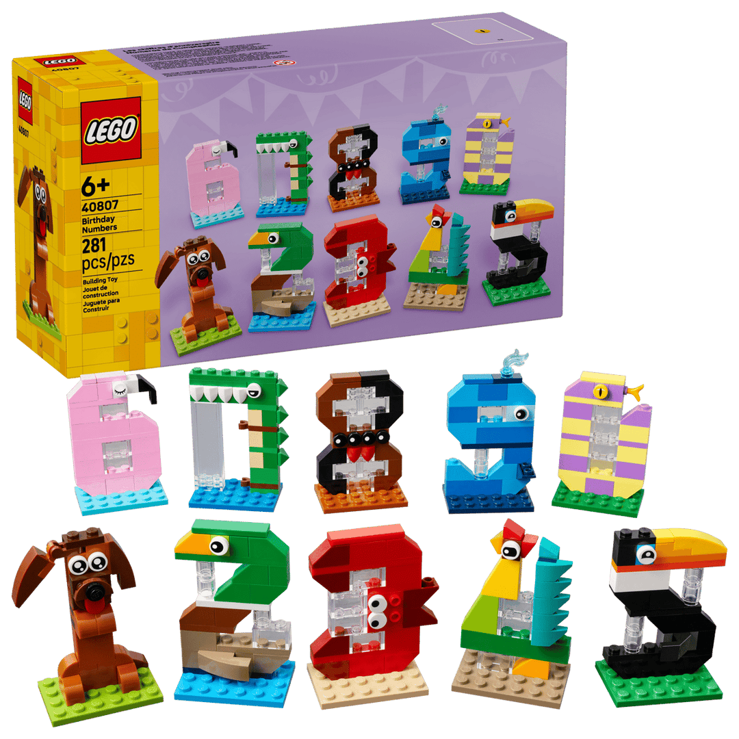 LEGO® Birthday Numbers