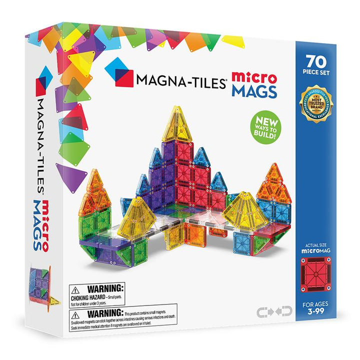 Magna-Tiles MicroMAGS™ 70 Piece Deluxe Set