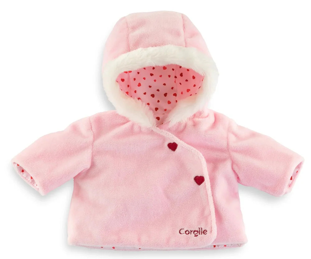 Corolle Baby Doll Heart Petal Coat for 12" Doll