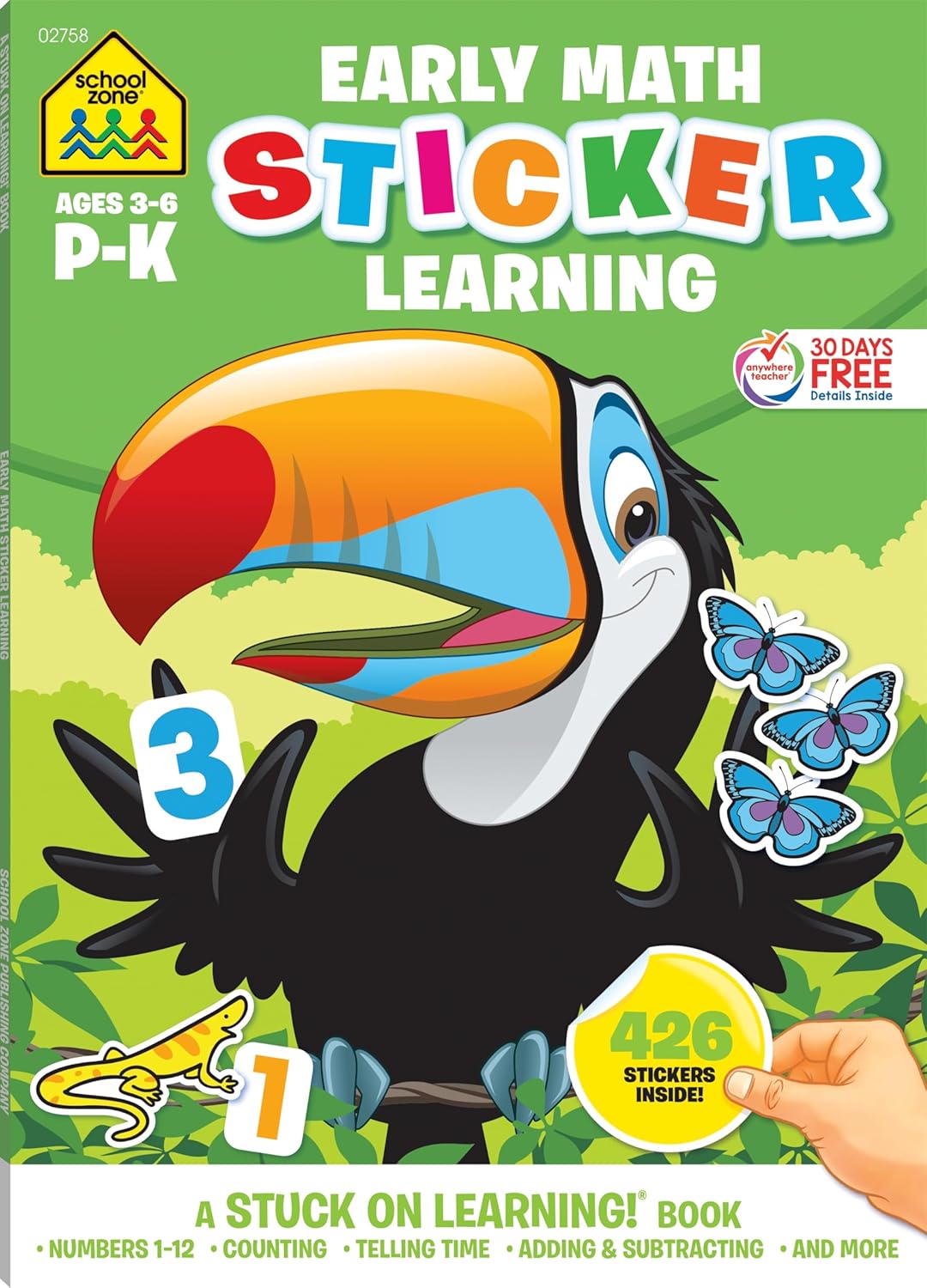 Math Stickers Workbook
