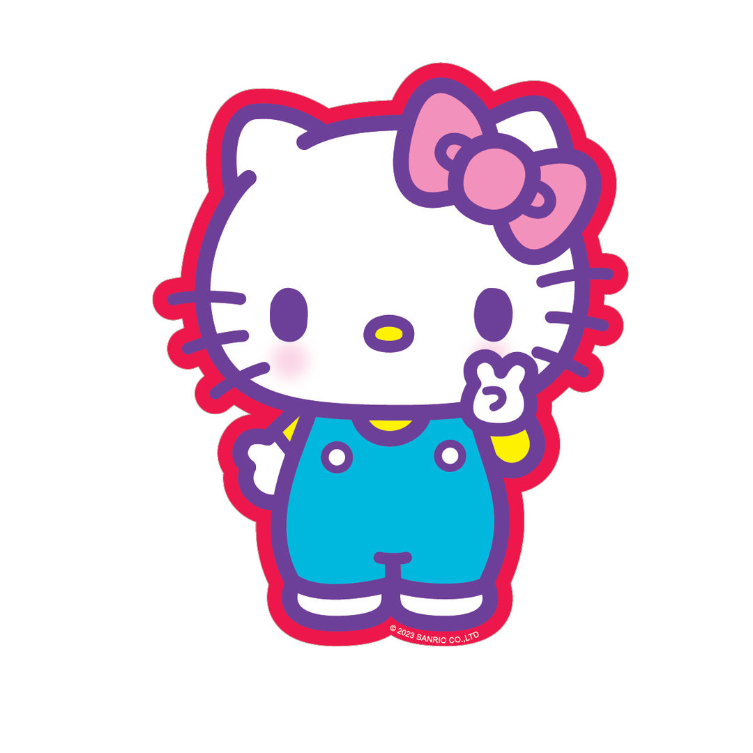 Pipstickers Hello Kitty Peace Sign Vinyl