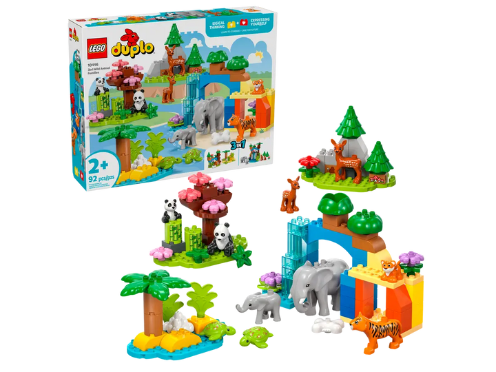 Lego® Duplo® 3in1 Wild Animal Families