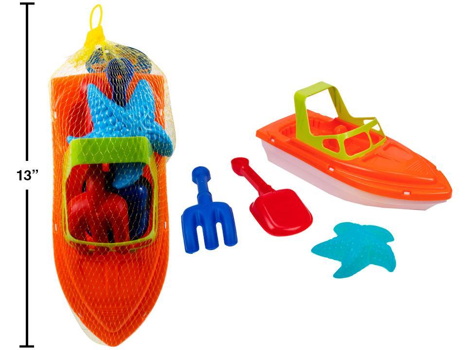 Sunny Dayz 4pcs Boat Beach Play Set