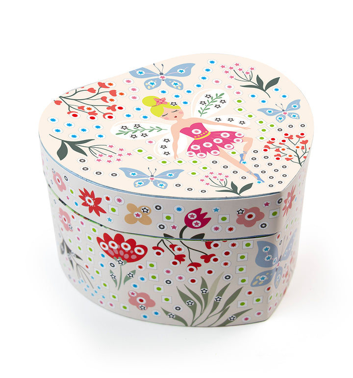 Stick'N Fun - 3D Mosaics Heart Shaped Ballerina Music Box