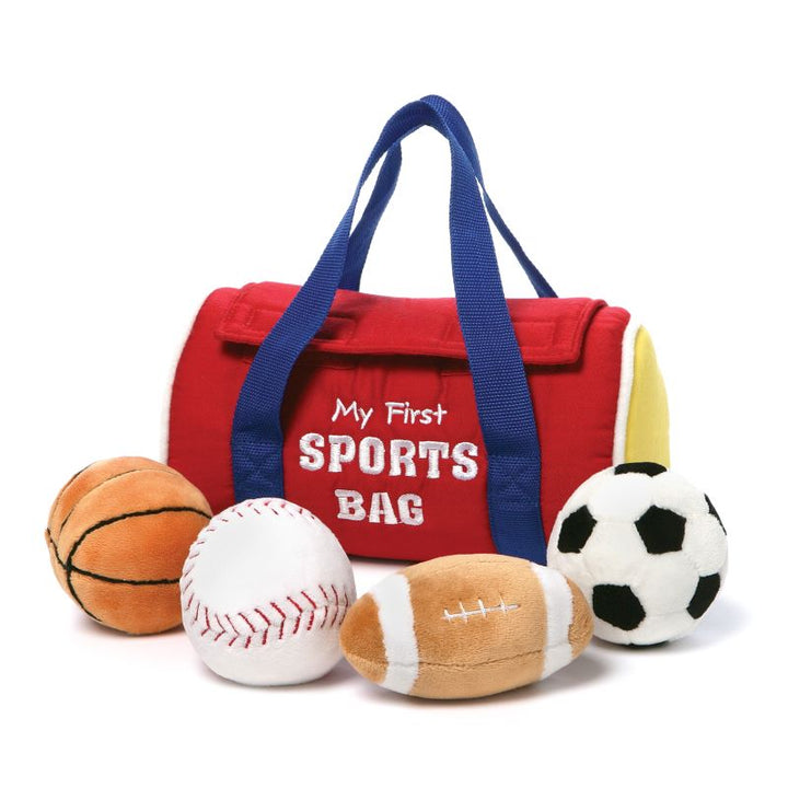 Baby GUND: My First Sports Bag Stuffed Plush Playset