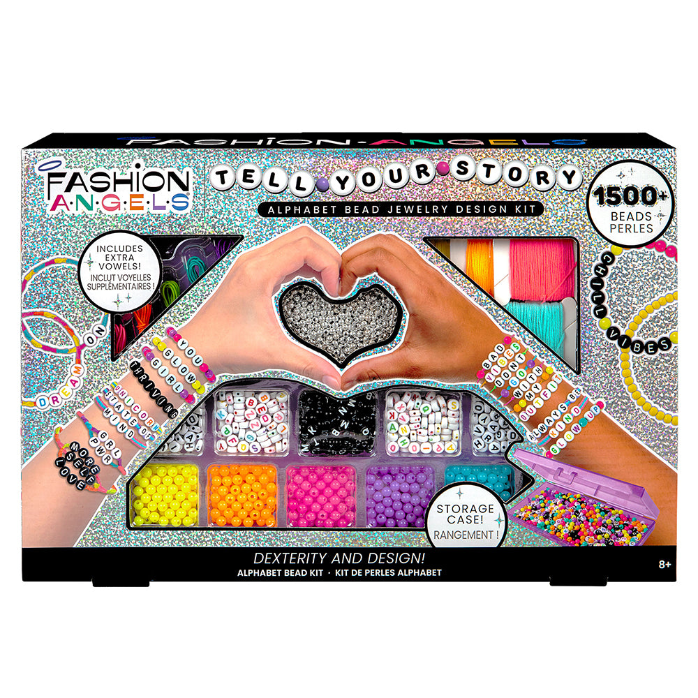Fashion Angels - Alphabet Bead Kit - Tell Your Story 1500+beads