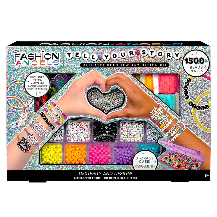 Fashion Angels - Alphabet Bead Kit - Tell Your Story 1500+beads