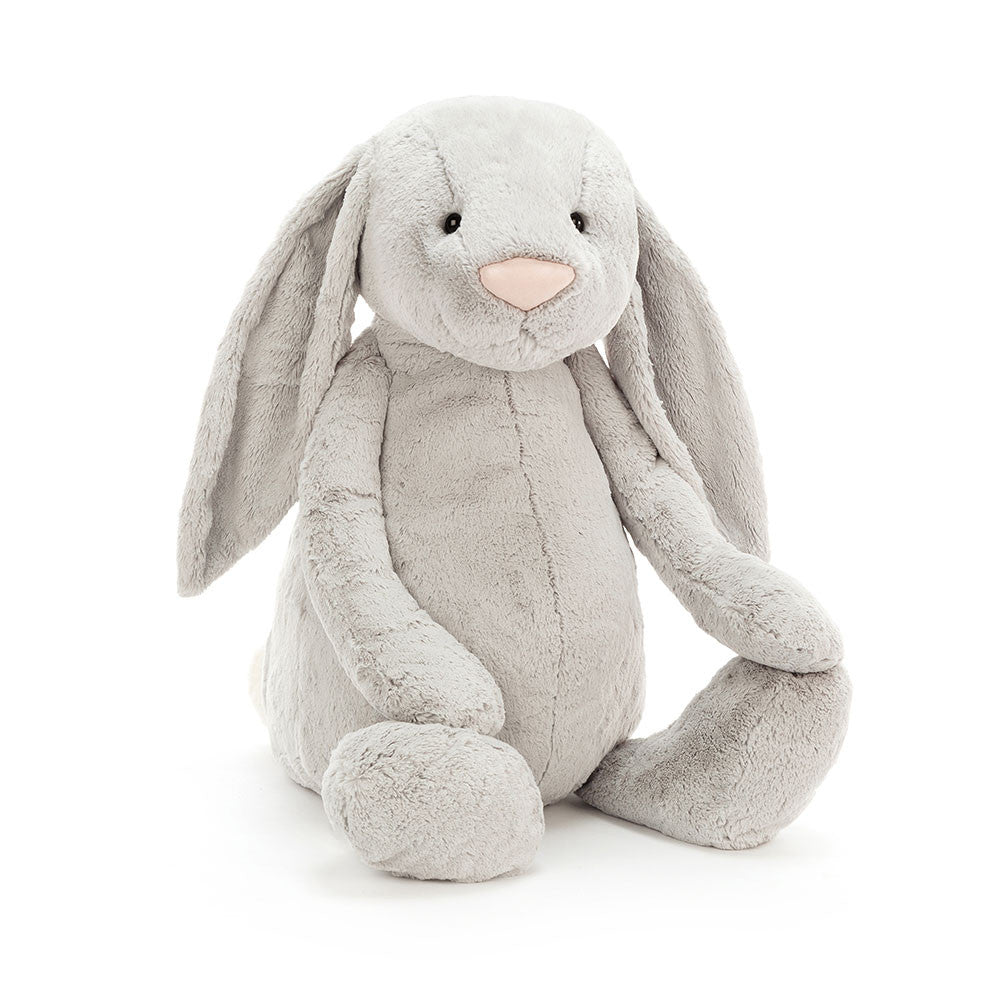 ぬいぐるみ  Really Big Bashful Silver Bunny Jellycat Bashful Silver Bunny (Giant) Toytown – Toytown Toronto