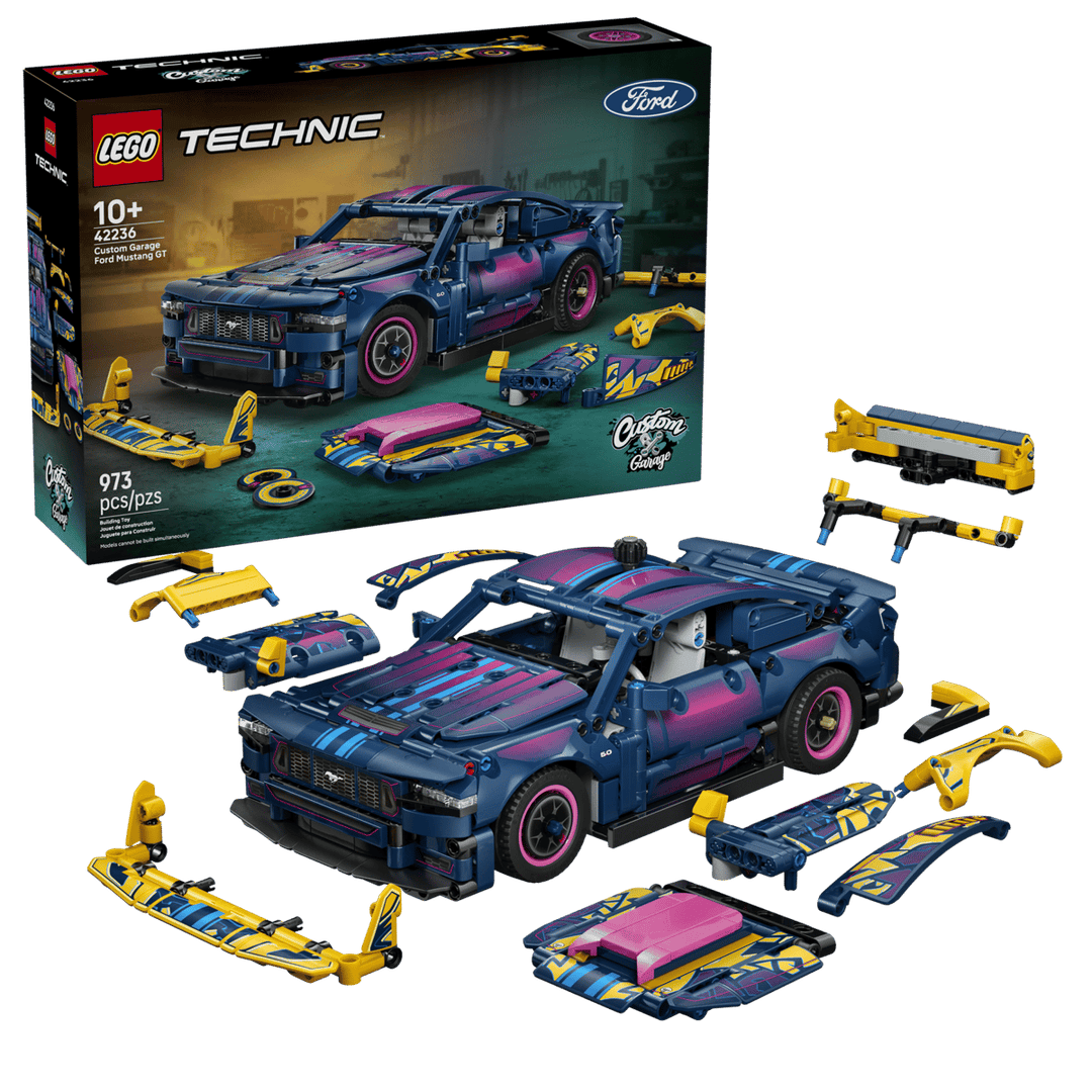 Lego® Technic™ Custom Garage Ford Mustang GT Car
