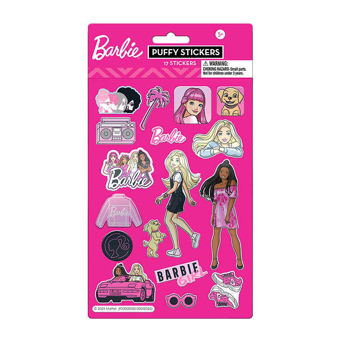 Barbie Puffy Stickers
