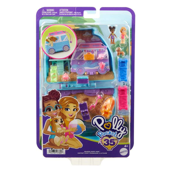 Polly Pocket Seaside Puppy Ride Compact