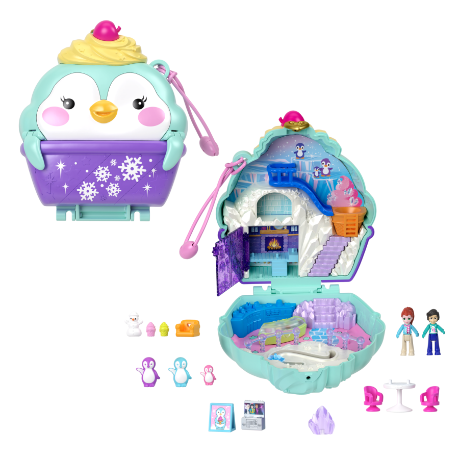 Polly Pocket Snow Sweet Penguin Compact