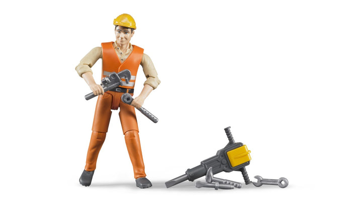 Construction Worker with Accessories