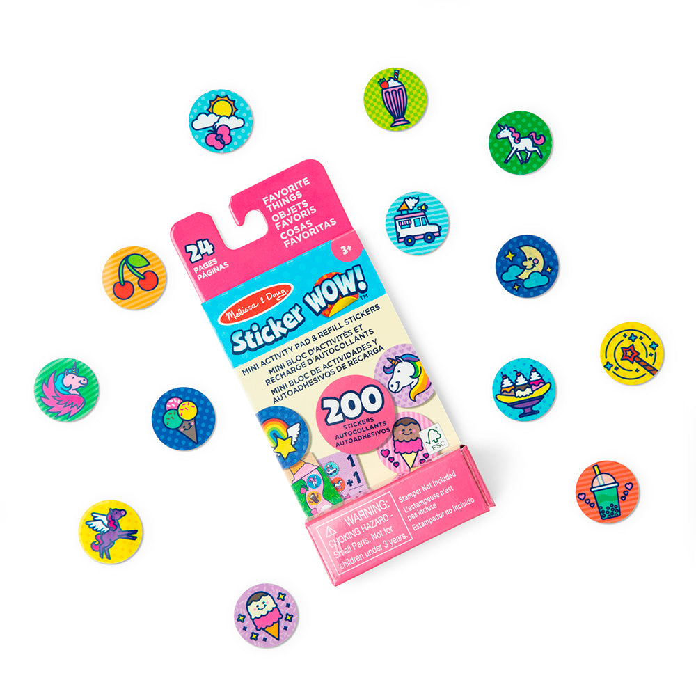 Sticker WOW! - Mini Activity Pad and Refill Stickers - Favorite Things