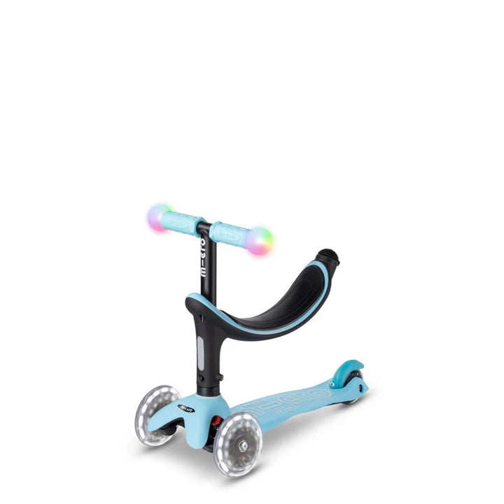 Sky Blue Micro Mini2Grow Deluxe Magic LED Scooter