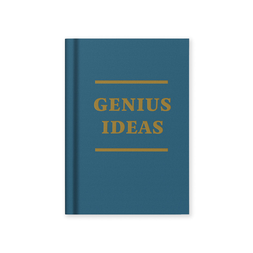 Ohh Deer Genius Ideas Fabric Hardback Notebook