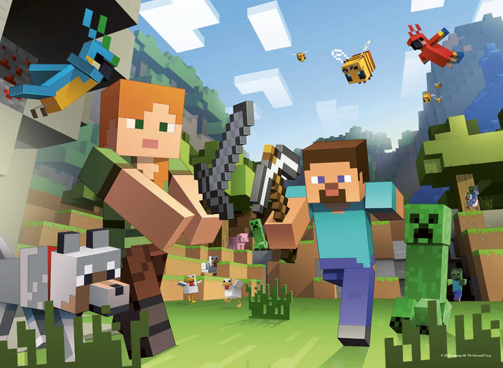 Ravensburger Minecraft 4 x 100pc Puzzle