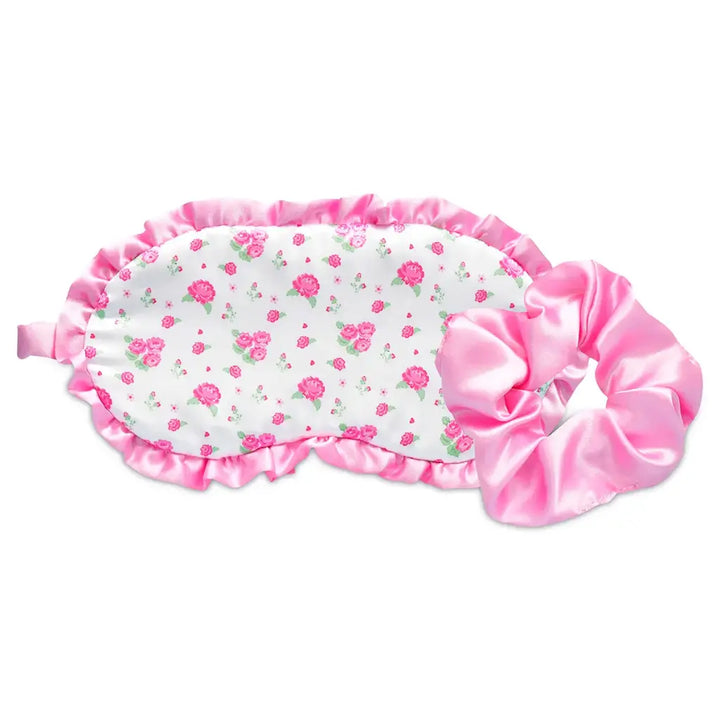 Iscream Pretty in Pink Eye Mask & Scrunchie Set