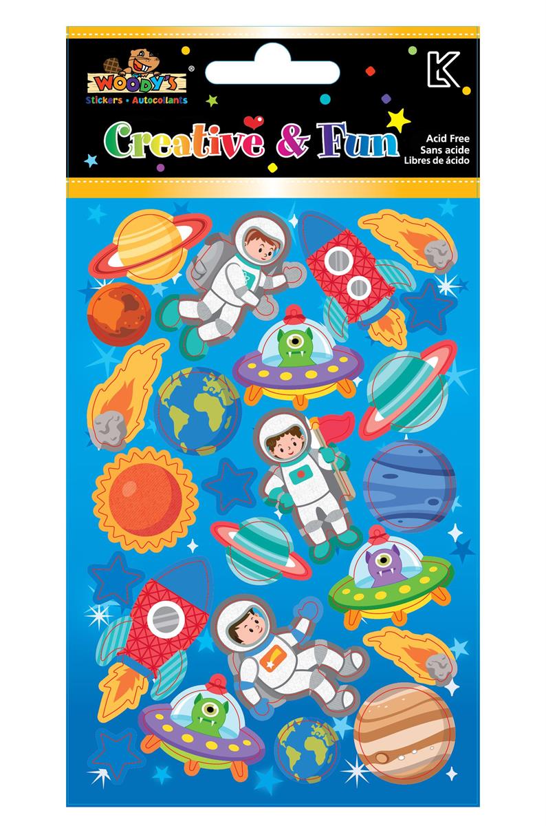 Woody's Space Travel Stickers