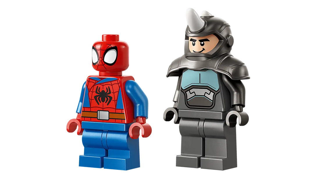 Lego® Marvel Spidey on his Motorcycle vs. Rhino