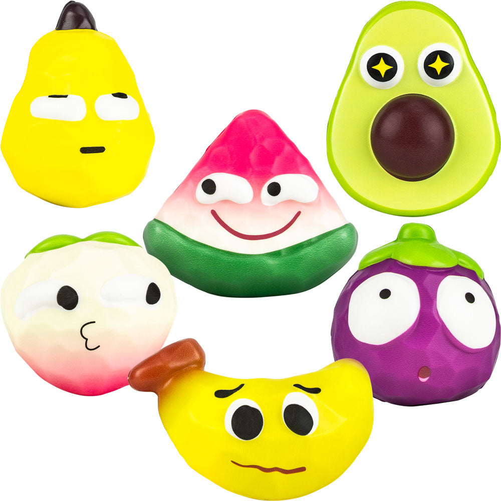 Slow Rise Geometric Fruit Squishies