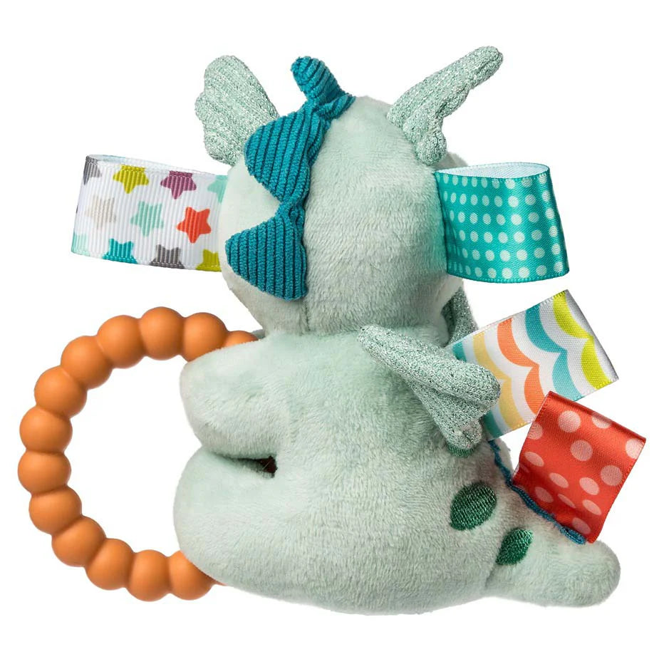 Mary Meyer Taggies Drax Dragon Teether Rattle – 6″