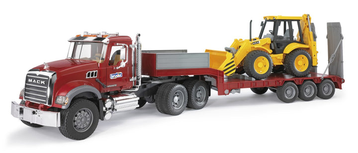MACK Granite Low Loader and JCB 4CX