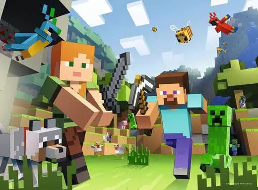 Ravensburger Minecraft: Steve and Alex 100pc XXL Puzzle