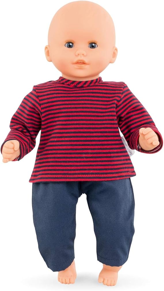 Corolle Baby Doll Stripped T-Shirt & Pants for 12" Doll