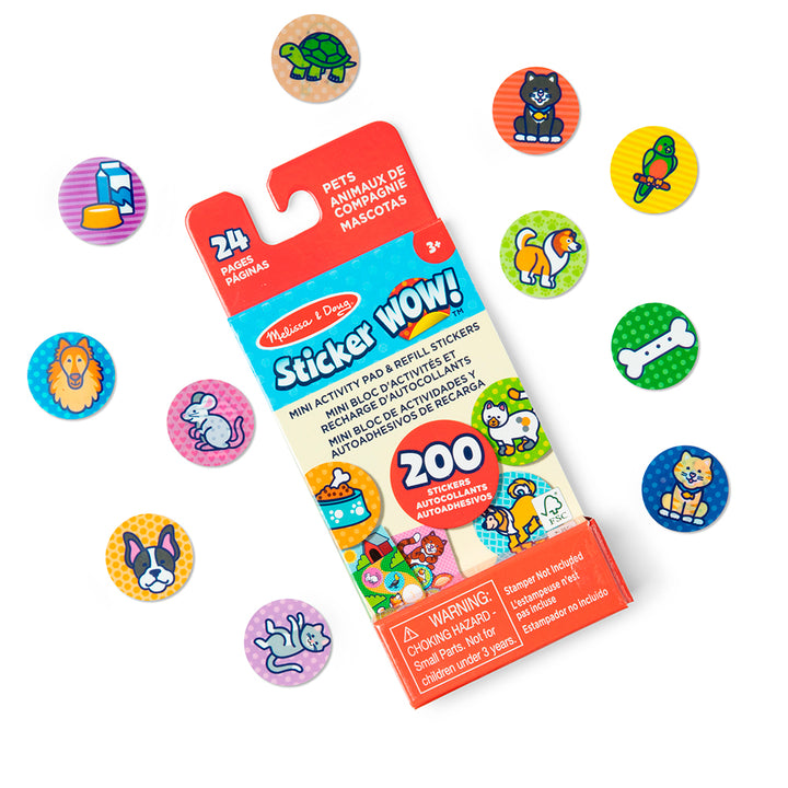 Sticker WOW! - Mini Activity Pad and Refill Stickers - Pets