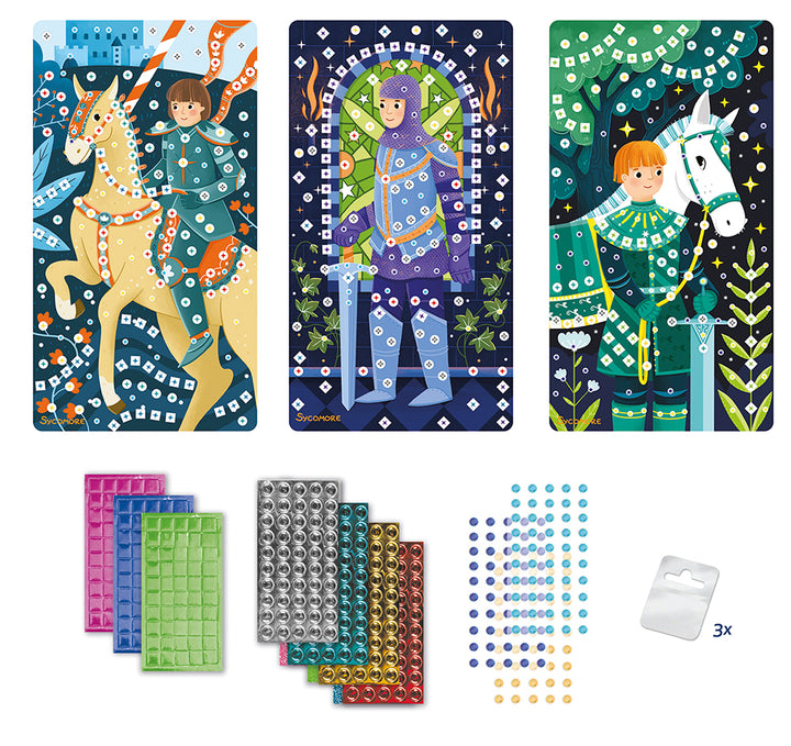 Stick'N Fun - 3 Mini Mosaics Knights