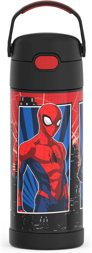 Thermos FUNtainer Bottle W/ Carry Handle & Straw 14oz- Licensed Designs