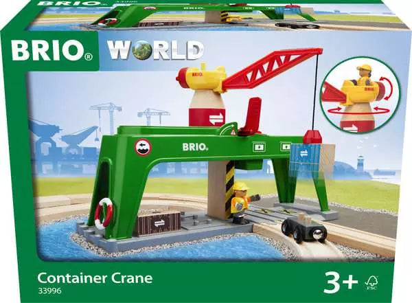 BRIO World Train Set Container Crane