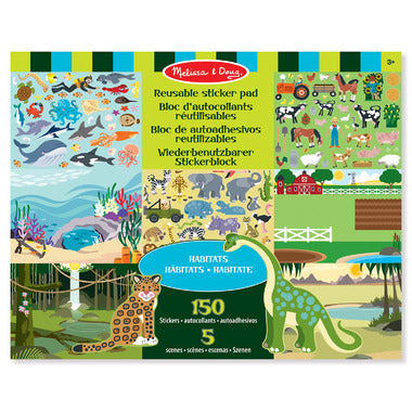 Reusable Sticker Pad - Habitats