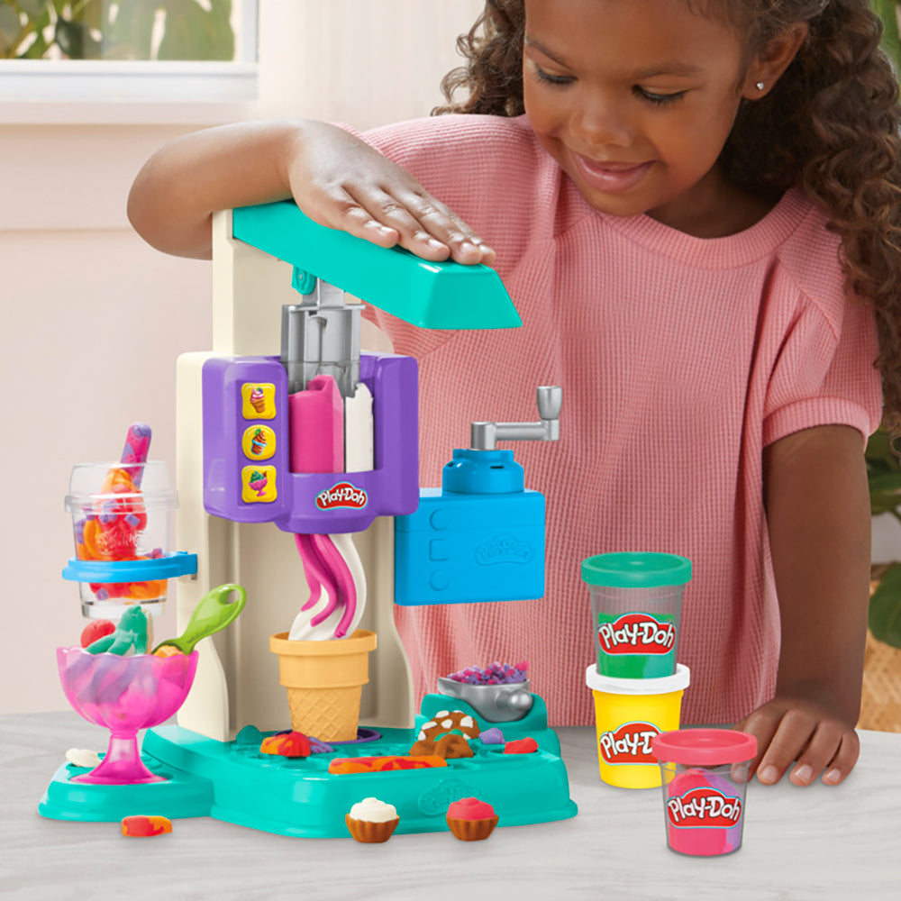 Play-Doh - Rainbow Swirl Ice Cream Playset