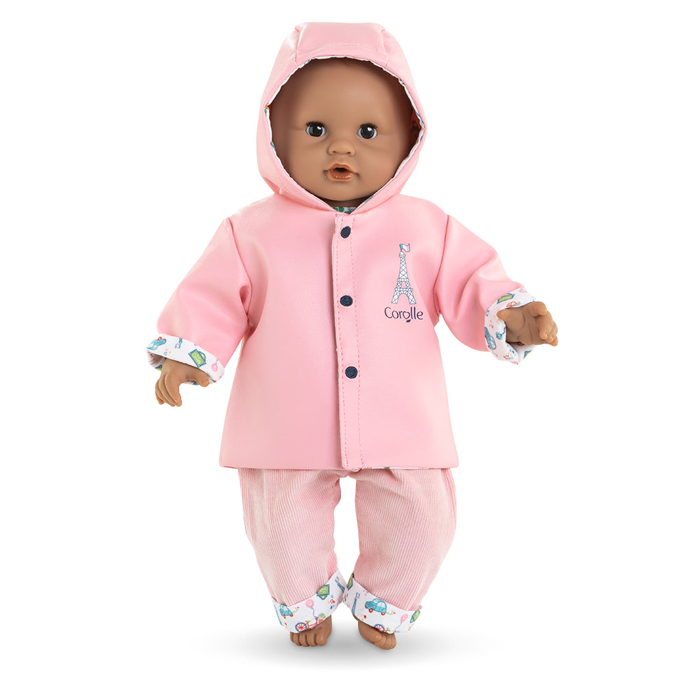 Corolle Baby Doll Weekend in Paris Reversible Raincoat for 12" Doll