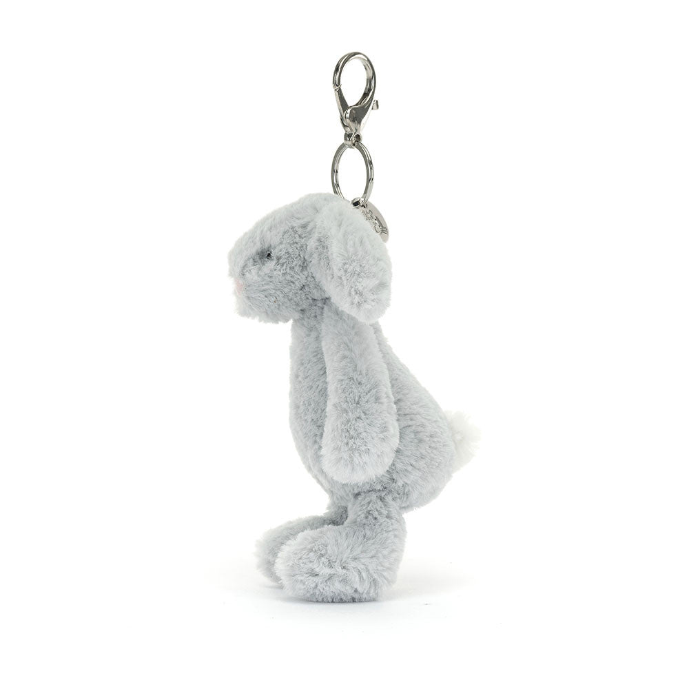 Jellycat Bashful Bunny Silver Bag Charm LIMIT OF ONE PER CUSTOMER