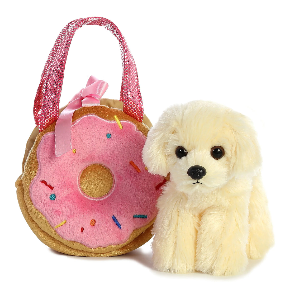 Fancy Pals™  7" Yummy Puppy Plush &amp; Carrier Set