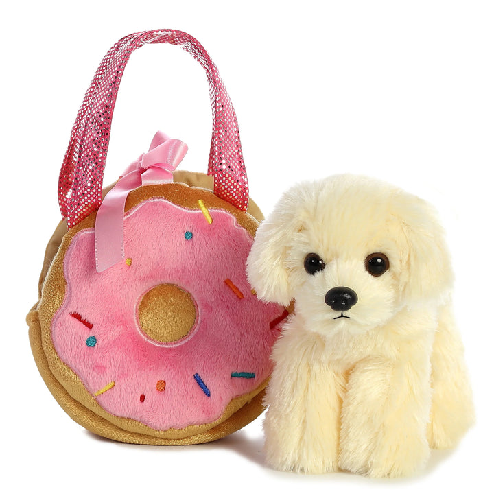 Fancy Pals™  7" Yummy Puppy Plush &amp; Carrier Set