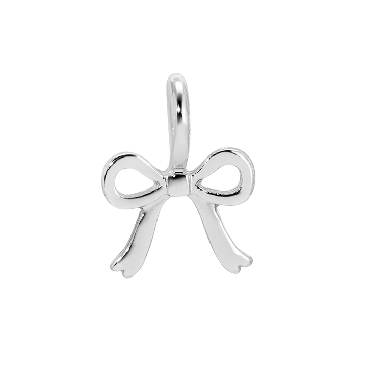 Charm Garden - Bow Charm - Silver