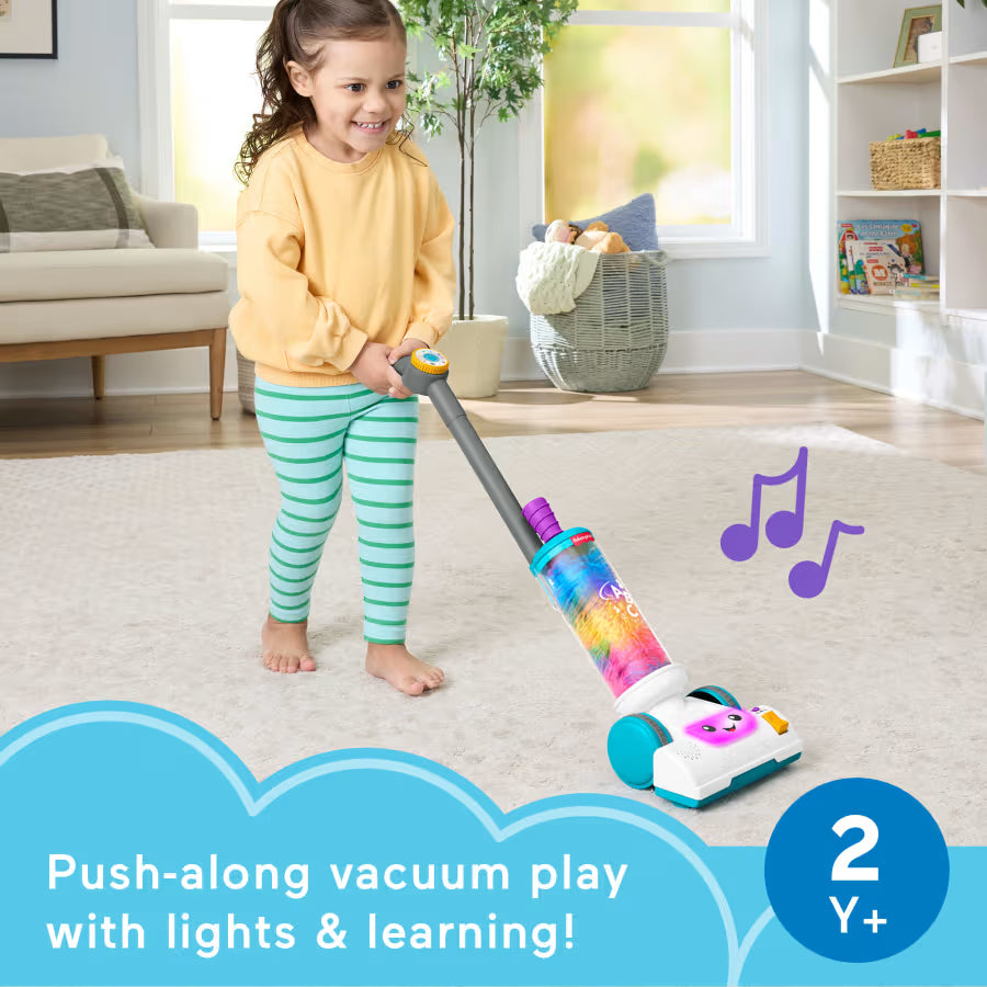 Fisher-Price Laugh &amp; Learn 2-in-1 Vacuum With Lights &amp; Music