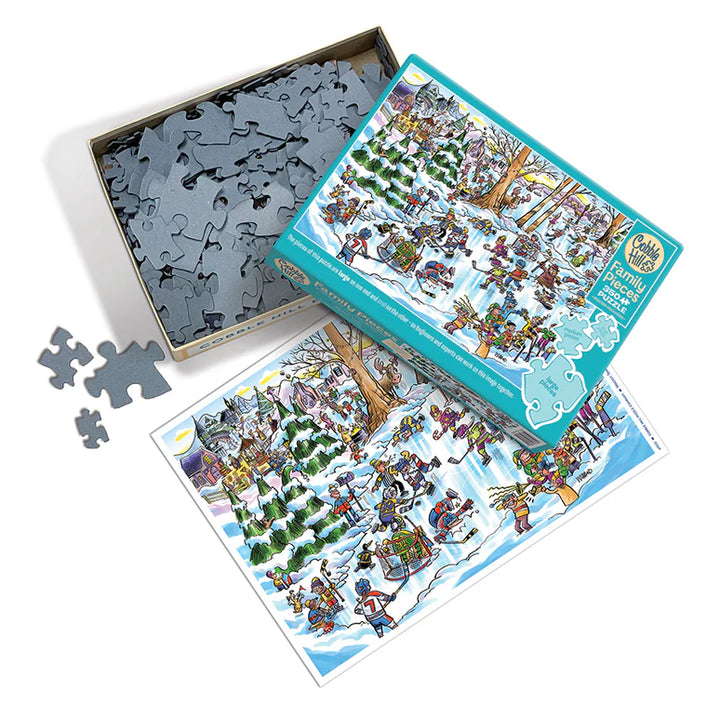 Cobble Hill Hockey Town Jigsaw Puzzle 350pc Family Puzzle