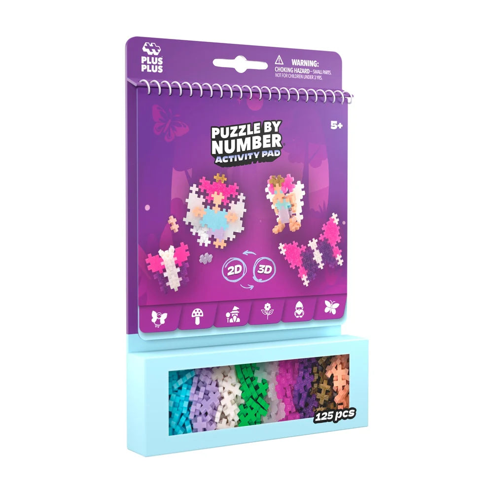 Plus-Plus Puzzle By Number Activity Pad - Enchanted Forest
