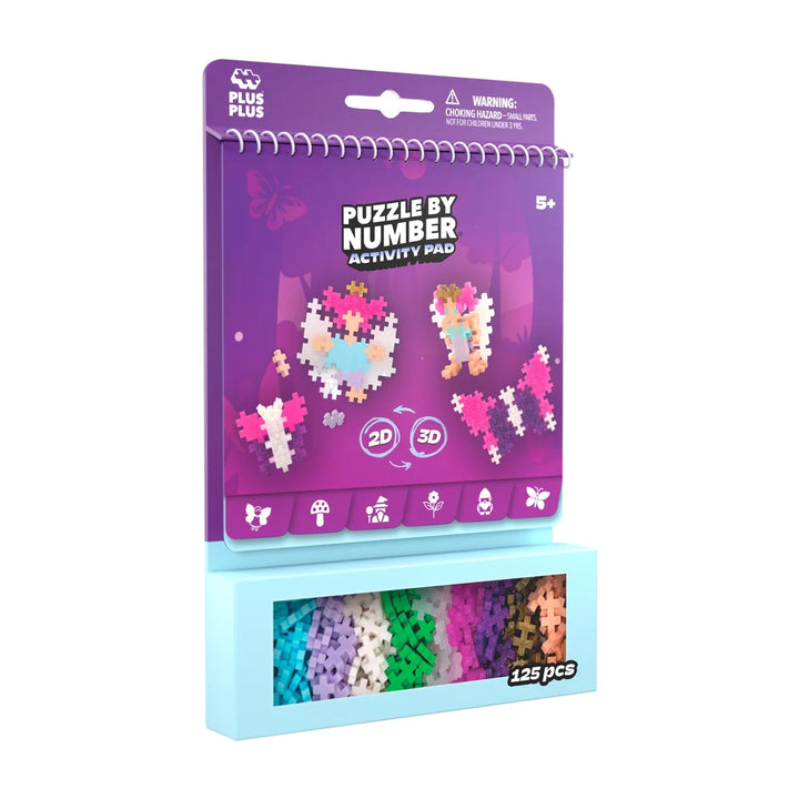 Plus-Plus Puzzle By Number Activity Pad - Enchanted Forest