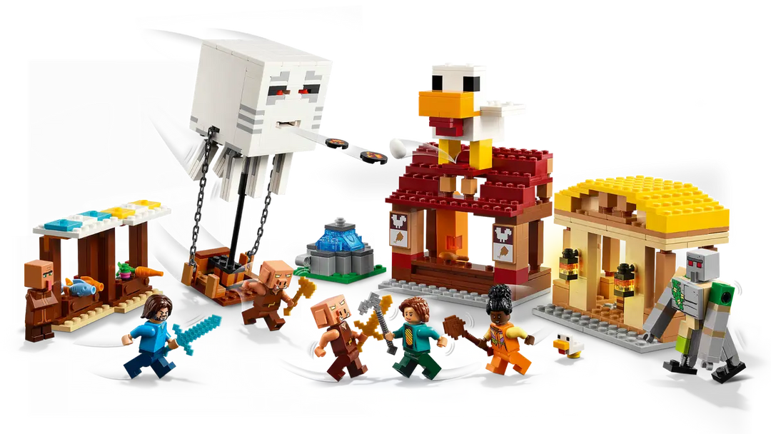 LEGO® Minecraft® The Ghast Balloon Village Attack