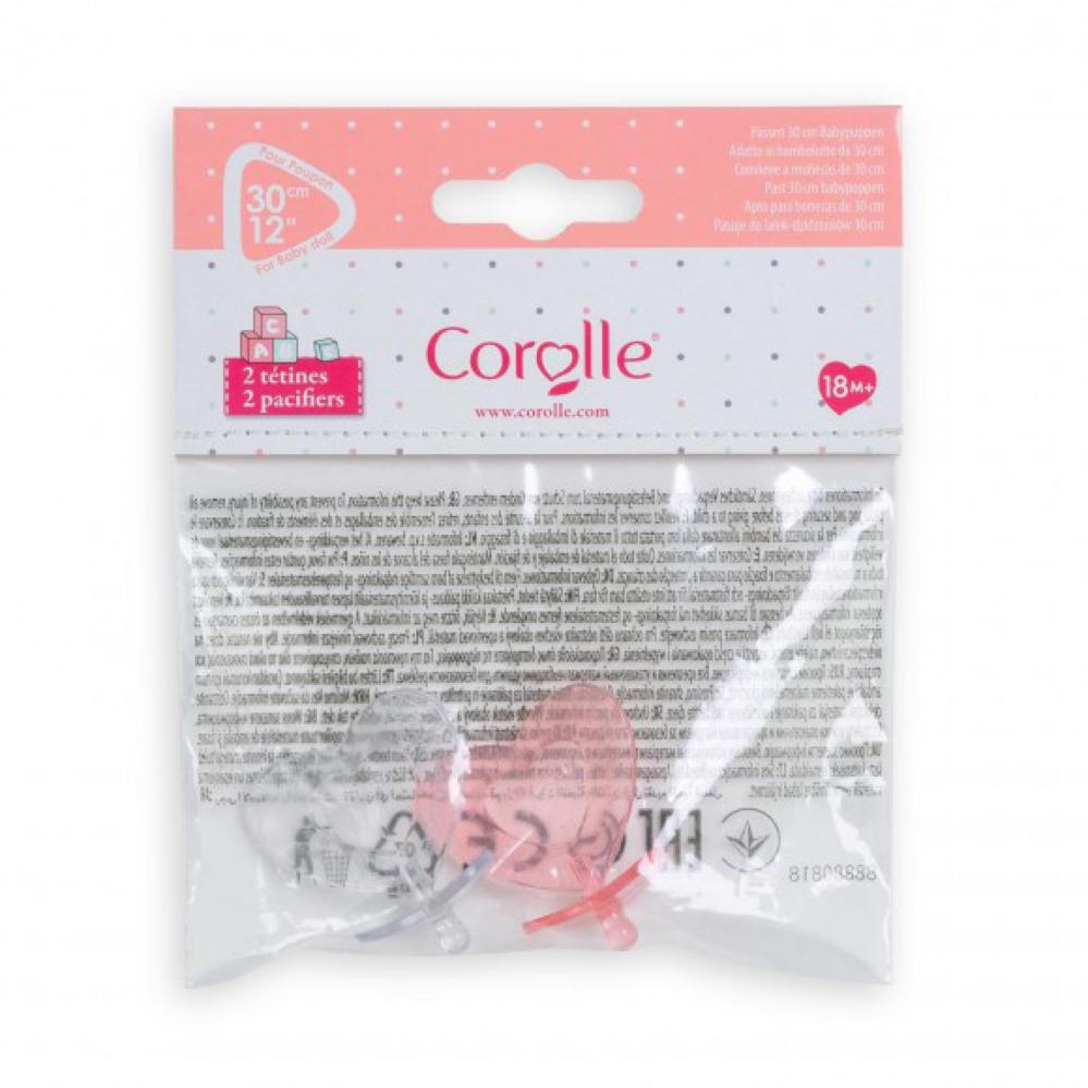Corolle Set of Two Pacifiers for 12" Baby Doll