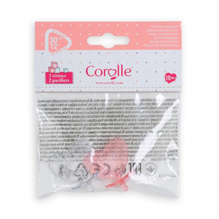 Corolle Set of Two Pacifiers for 12" Baby Doll