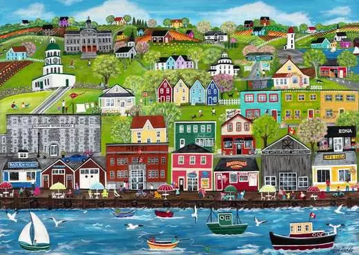 Ravensburger Halifax Harbour 1000pc Jigsaw Puzzle