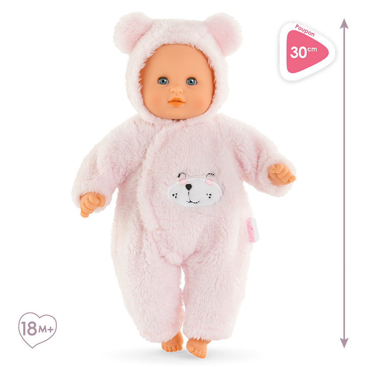 Corolle Bébé Calin Loving Teddy Bear 12" Doll