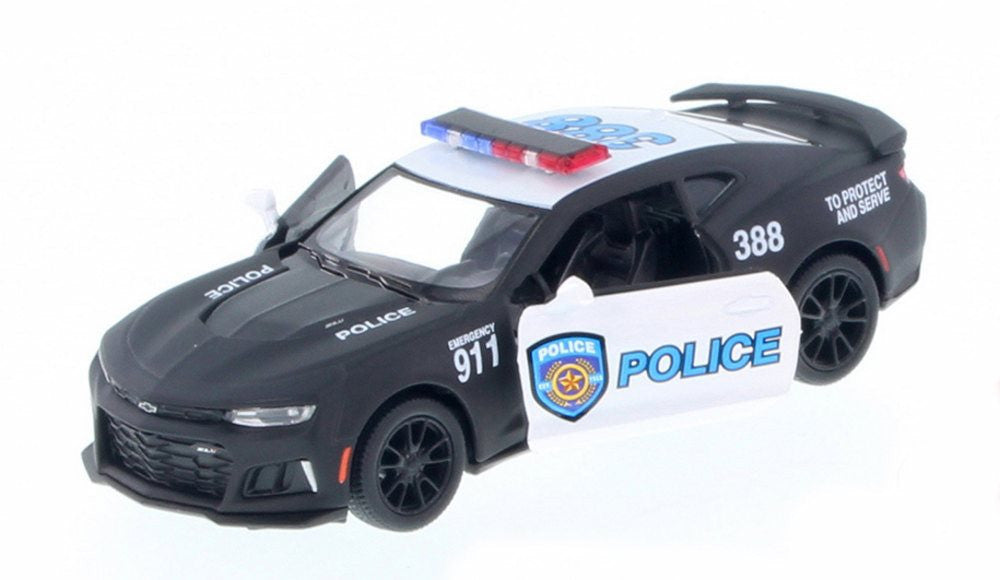 Kinsmart 5" 2017 Chevrolet Camaro ZL1 Police/Firefighter Die Cast Pull Back Vehicle